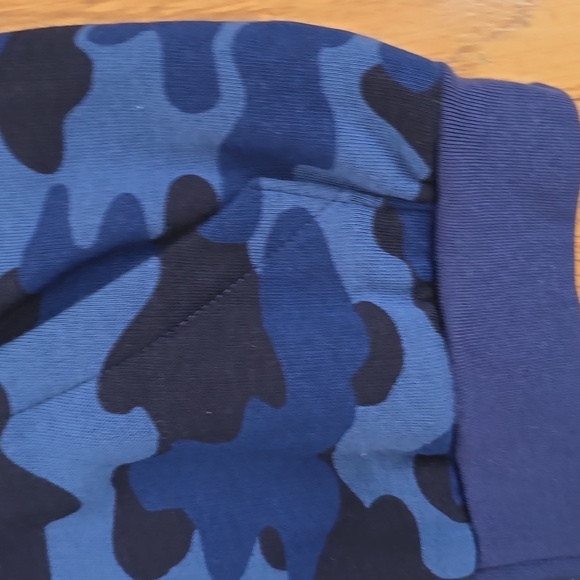 OKIE DOKIE TODDLER BOYS BLUE AND BLACK CAMO ZIPPERED JACKET SIZE 3T - Picture 6 of 10